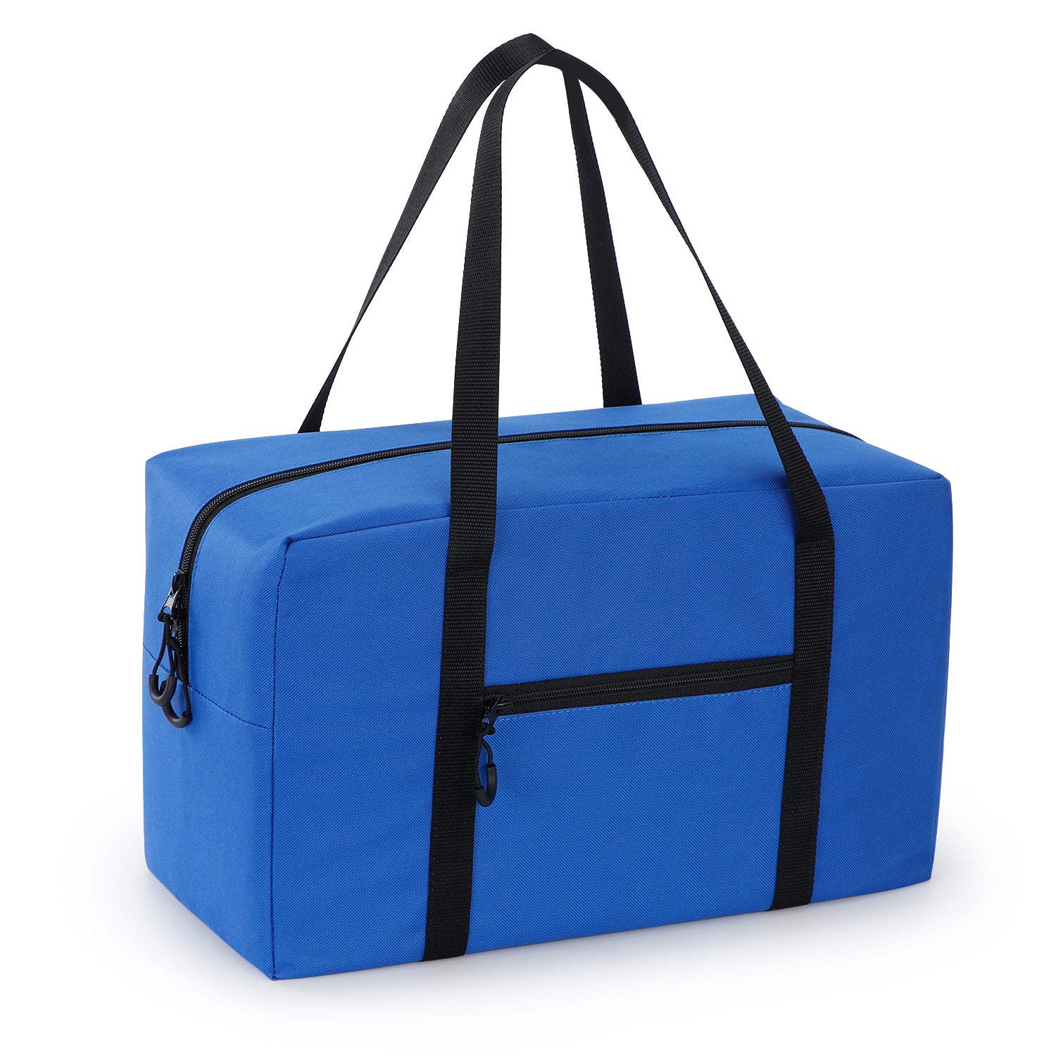 UNIWELL 16inch Carry On Travel Duffel Bag, Waterproof Airline Approved Tote with Luggage Sleeve for Gym & Trips Blue