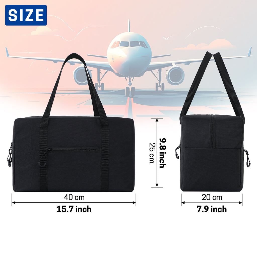 UNIWELL 16inch Carry On Travel Duffel Bag, Waterproof Airline Approved Tote with Luggage Sleeve for Gym & Trips Blue