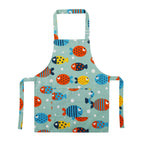 Kids Apron for 1.2‑1.5m Children, Adjustable Cooking Apron with Pocket for Kitchen Baking Painting Art
