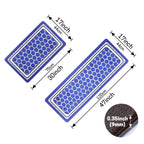 UNIWELL 2-Pack Non-Slip Kitchen Rug Set, Washable Floor Mats 17"x30"+17"x47"