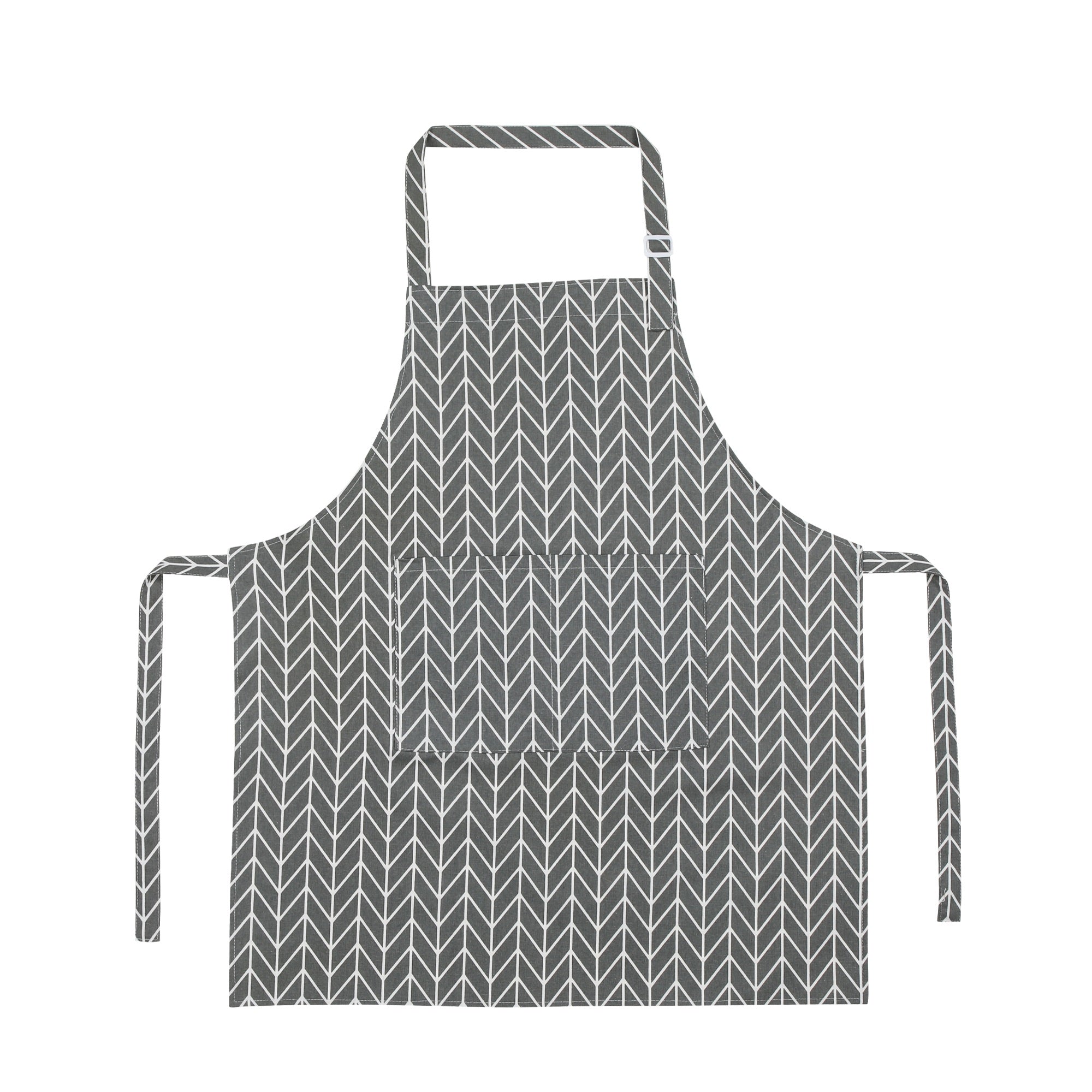 UNIWELL 1pc Adjustable Bib Aprons with 2 Pockets, Durable Kitchen Aprons for Cooking Baking