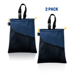 UNIWELL 2pcs Car Trash Bags Automotive Detachable Hanging Garbage Bag for Car Hanging Back Seat for Outdoor Traveling