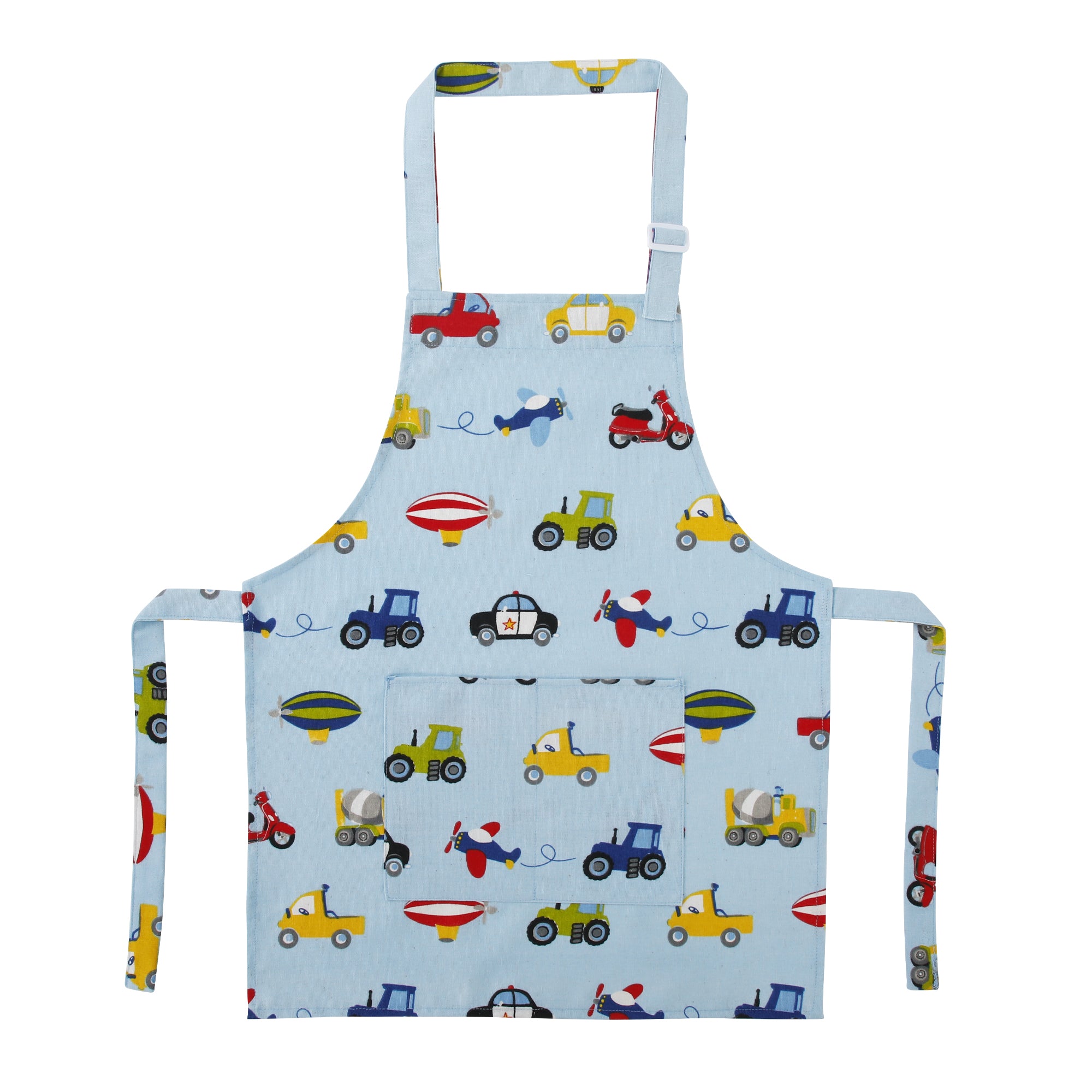 Kids Apron for 1.2‑1.5m Children, Adjustable Cooking Apron with Pocket for Kitchen Baking Painting Art