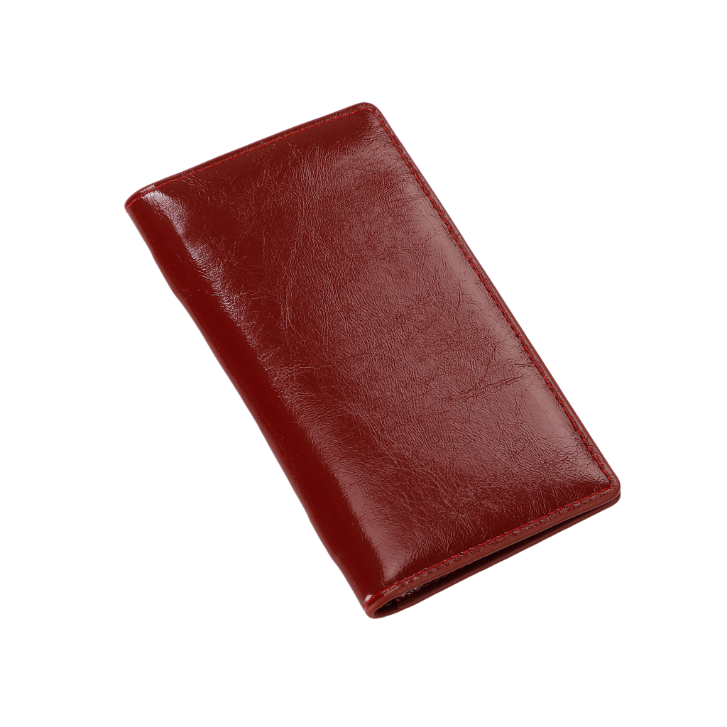 UNIWELL Leather Checkbook Holder for Personal Checks – Standard Checkbook Cover for Duplicate Checks, Big Capacity Wallet with Pen Holder & Card Slots