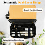 UNIWELL Travel Toiletry Bag for Men Women Travel Dopp Kit Water Resistant Shaving Bag for Toiletries Accessories Makeup Cosmetic Organizer Gift
