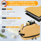 UNIWELL Travel Toiletry Bag for Men Women Travel Dopp Kit Water Resistant Shaving Bag for Toiletries Accessories Makeup Cosmetic Organizer Gift