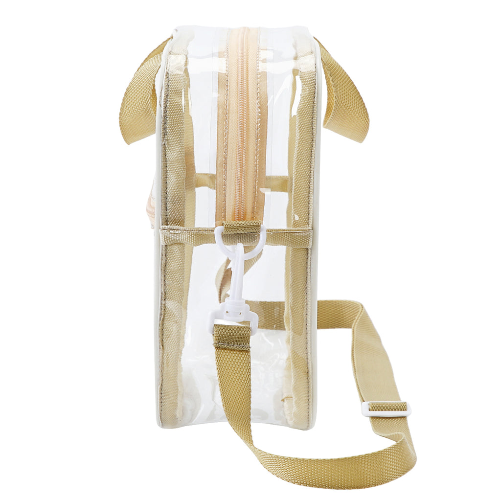 UNIWELL Clear Bag Stadium Approved, Unisex Crossbody Bag Adjustable Strap Shoulder Bags for Concerts Festival Sports Events