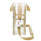 UNIWELL Clear Bag Stadium Approved, Unisex Crossbody Bag Adjustable Strap Shoulder Bags for Concerts Festival Sports Events