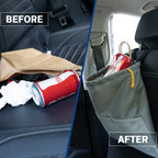 UNIWELL 2pcs Car Trash Bags Automotive Detachable Hanging Garbage Bag for Car Hanging Back Seat for Outdoor Traveling