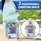 UNIWELL Clear Bag Stadium Approved, Unisex Crossbody Bag Adjustable Strap Shoulder Bags for Concerts Festival Sports Events