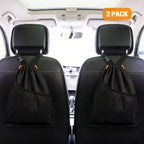 UNIWELL 2pcs Car Trash Bags Automotive Detachable Hanging Garbage Bag for Car Hanging Back Seat for Outdoor Traveling