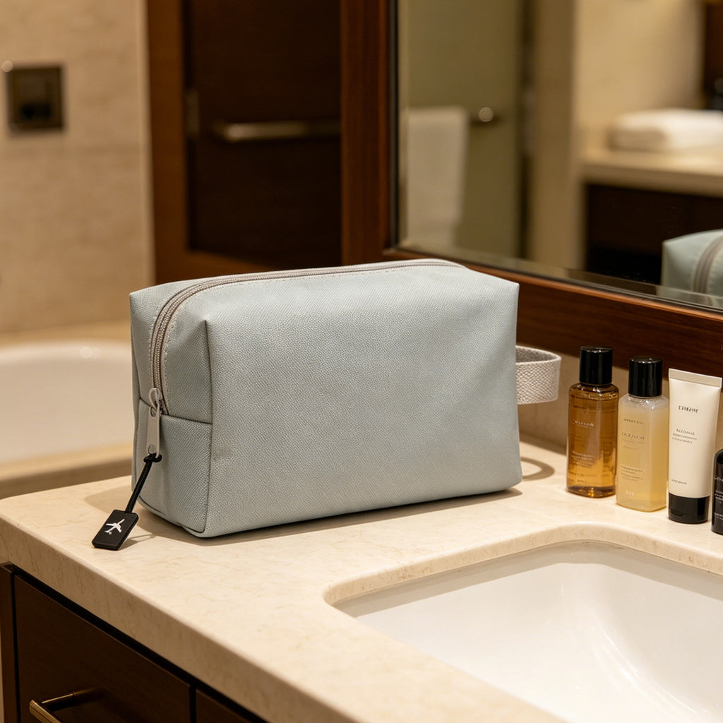 UNIWELL Travel Toiletry Bag for Men - Hanging Toiletries Bag Water Resistant  Shaving Bag with Large Capacity for Travel Blue