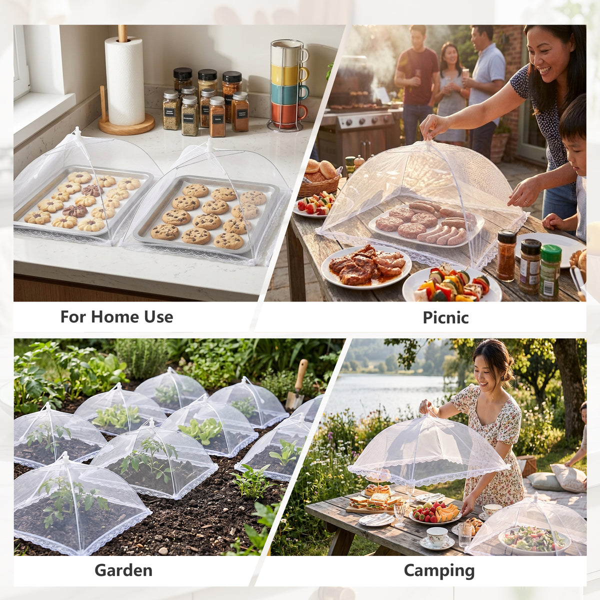 UNIWELL 50/100packs 5x5 Inch Clear Plastic Food Container ,Clamshell Takeout Trays Disposable Plastic Hinged Lids Dessert Food Container for Hamburgers,Cakes,Sandwiches,Pasta,Chips