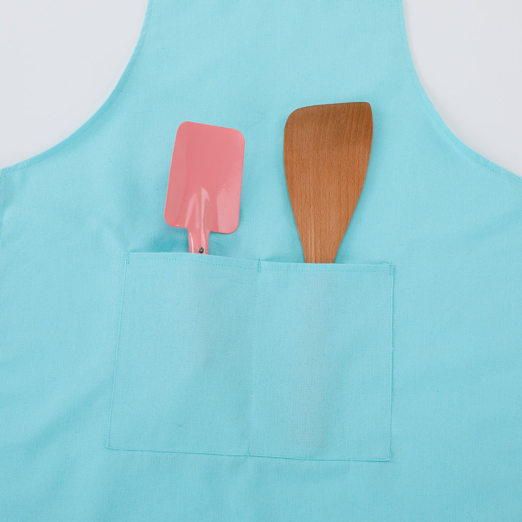 Kids Apron for 1.2‑1.5m Children, Adjustable Cooking Apron with Pocket for Kitchen Baking Painting Art